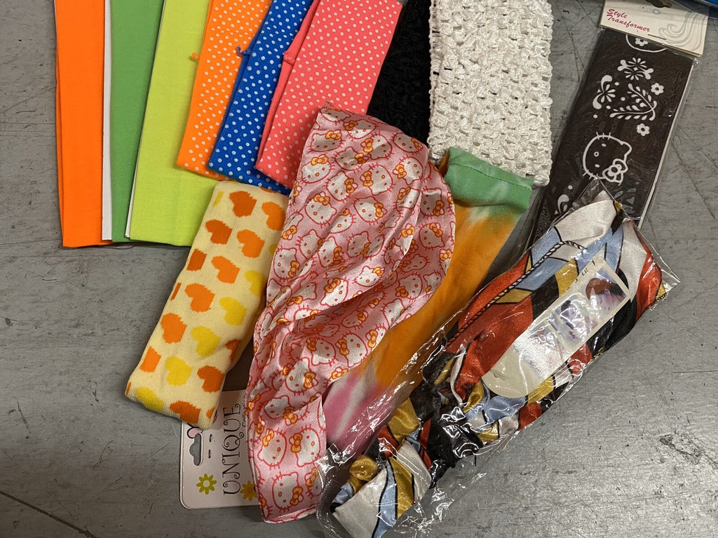 697 PC HEADBANDS STRETCH ASSORTED NEW