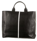 $2500 REED KRAKOFF BLACK PYTHON SNAKESKIN LARGE TOTE BAG