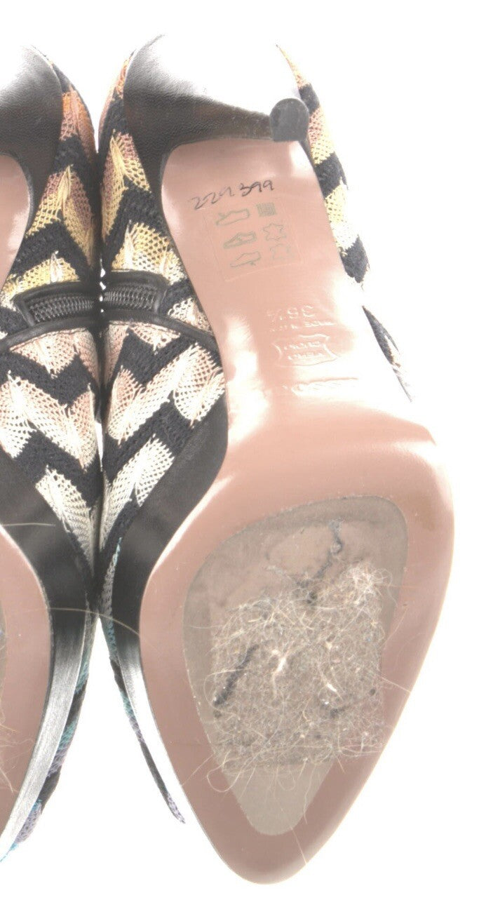 $950 MISSONI PLATFORM ANKLE BOOTS SZ 6.5 36.5