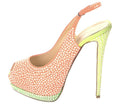$1295 GIUSEPPE ZANOTTI CRYSTAL EMBELLISHED PLATFORM HEELS SZ 9 39