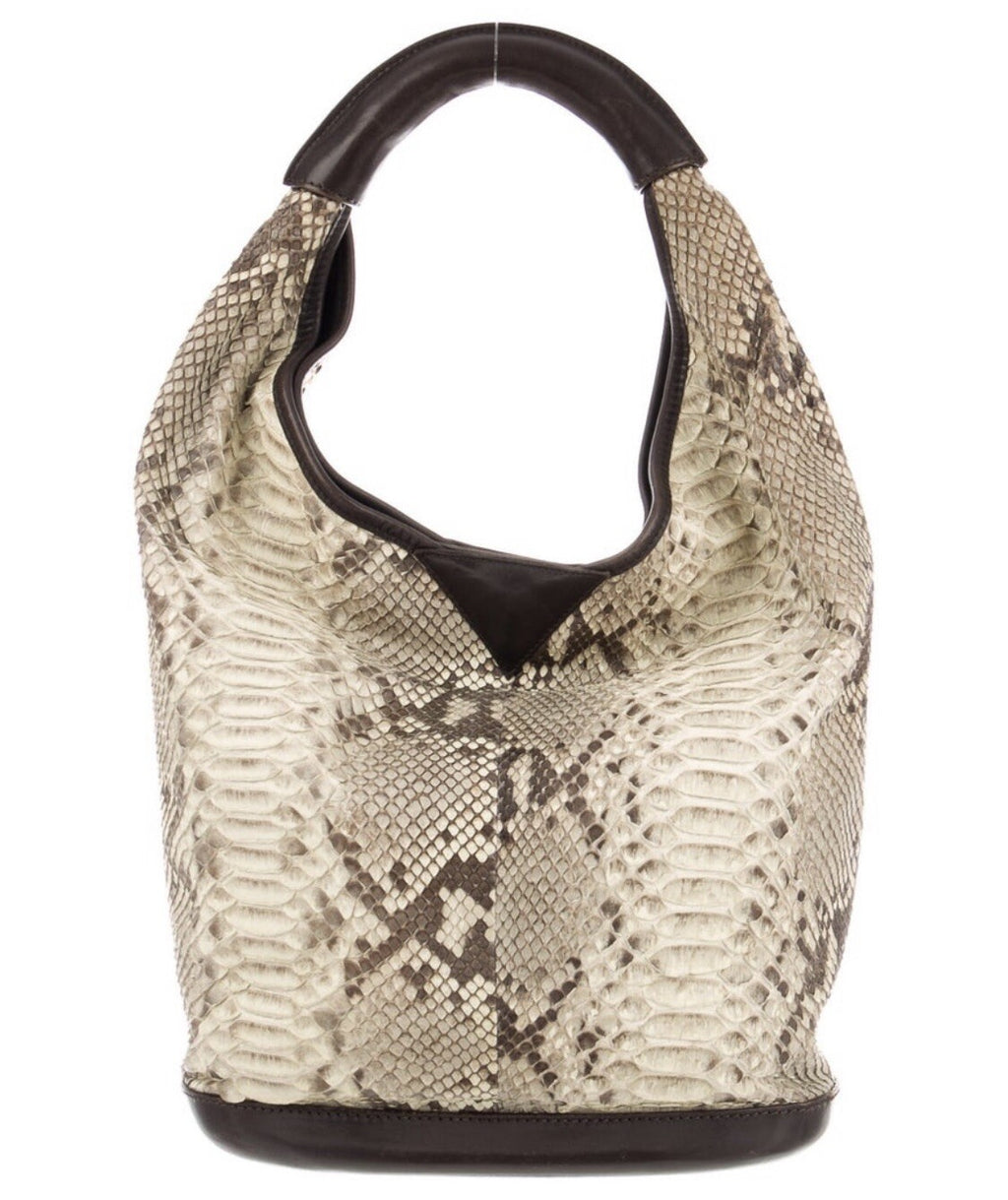 WALTER STEIGER PYTHON HOBO BAG
