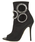 $1595 GIUSEPPE ZANOTTI BOOTS CRYSTAL EMBELLISHED SZ 7 37