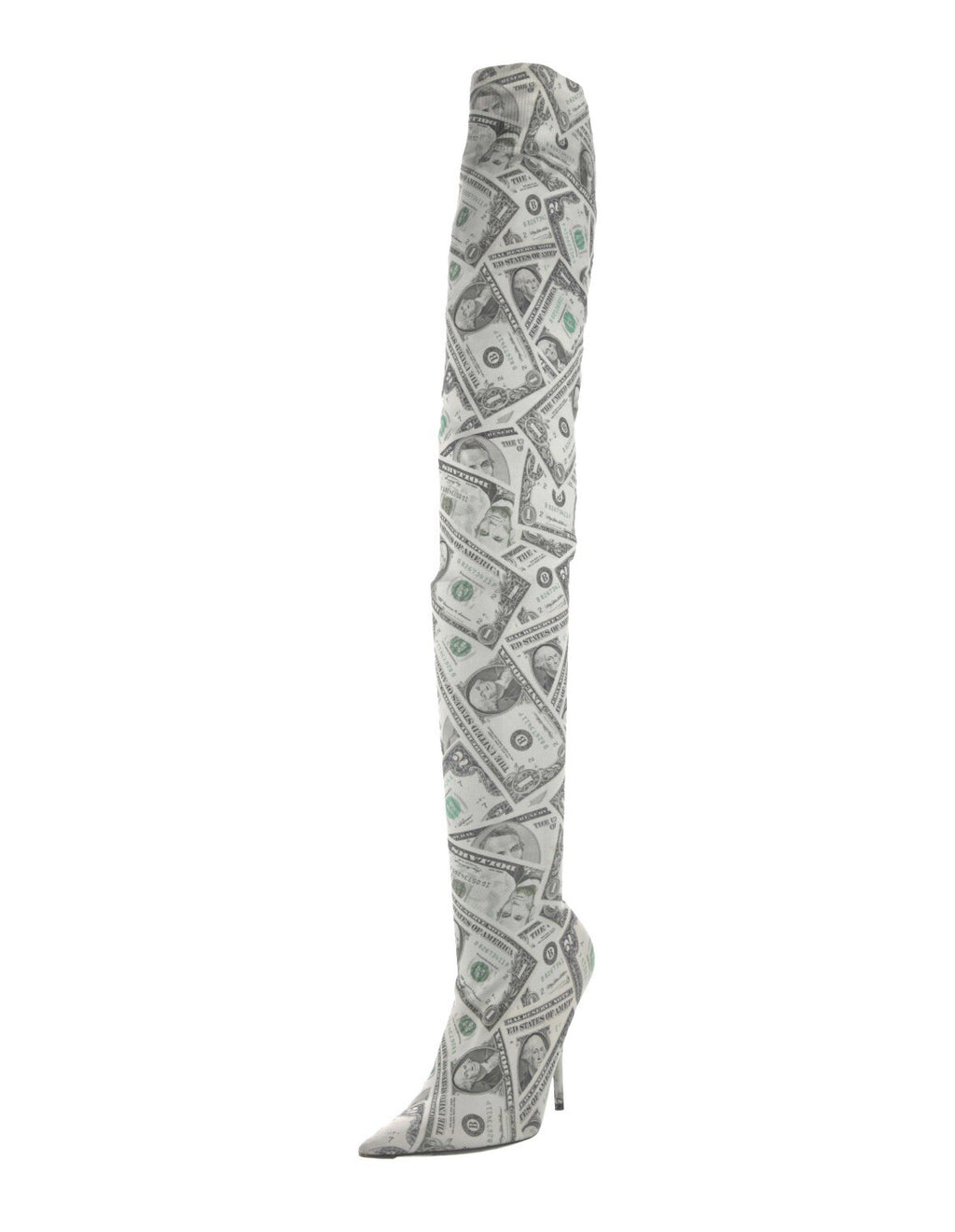 $2045 BALENCIAGA OVER THE KNEE SOCK BOOTS SZ 6 36