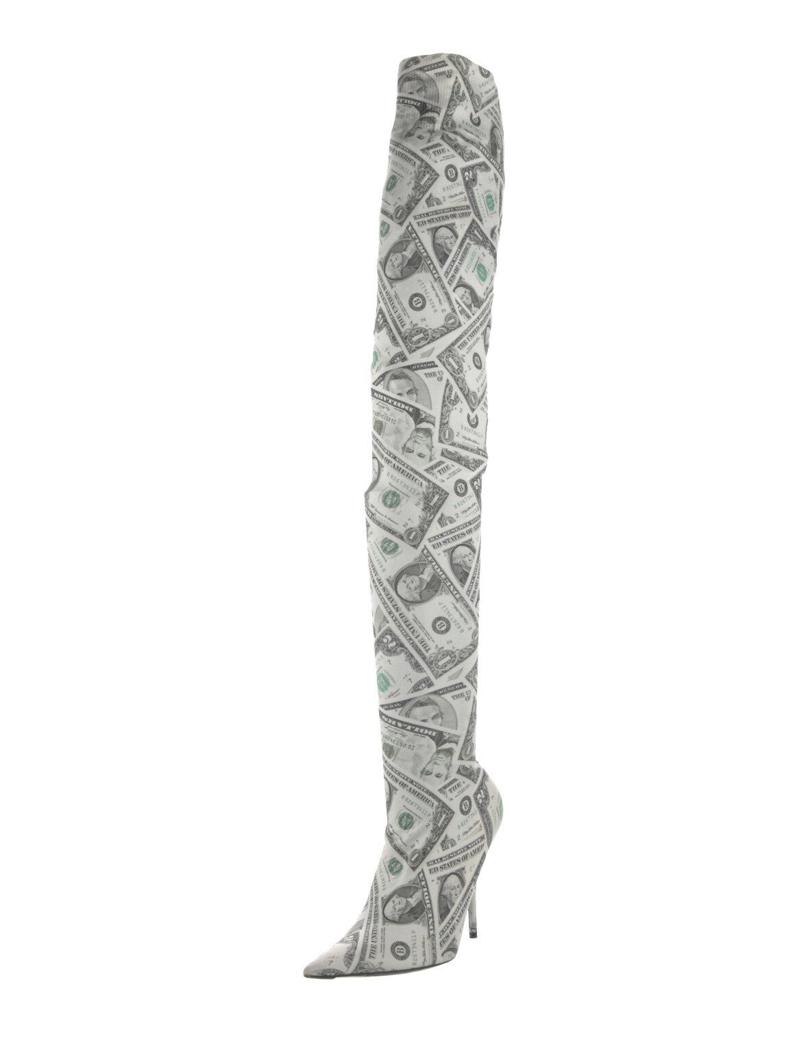 $2045 BALENCIAGA OVER THE KNEE SOCK BOOTS SZ 6 36