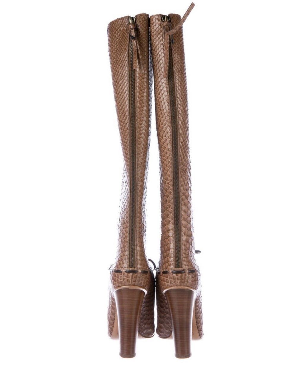$2720 NIB CHLOE PYTHON SNAKESKIN ANNIVERSARY EDITION KNEE HIGH BOOTS 6 36