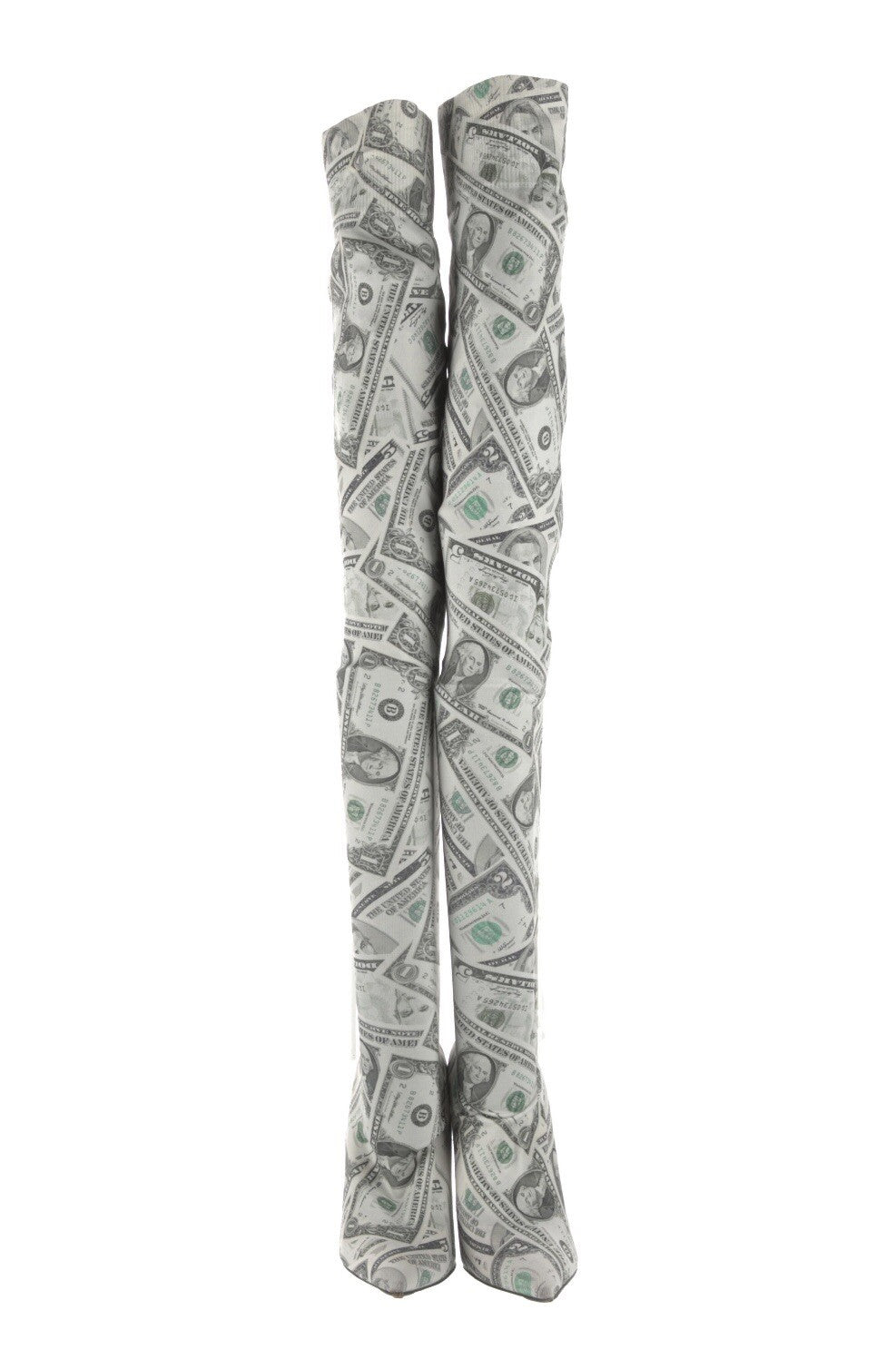 $2045 BALENCIAGA OVER THE KNEE SOCK BOOTS SZ 6 36