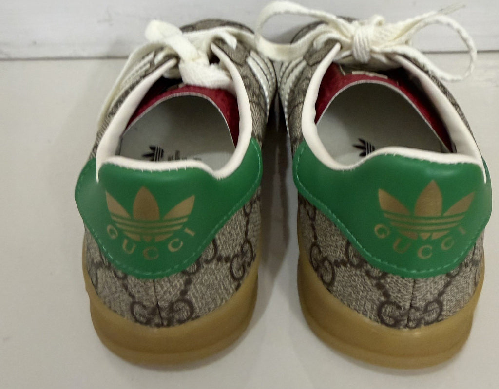 NIB Gucci x Adidas Gazelle Vintage GG Monogram Sneaker SZ 4