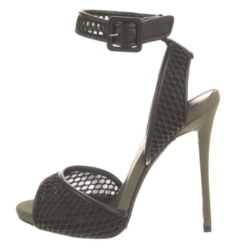 $995 GIUSEPPE ZANOTTI FISHNET SANDALS SZ 6 36