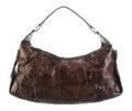 PYTHON SNAKESKIN BROWN LARGE SHOULDER BAG BY RAFE
