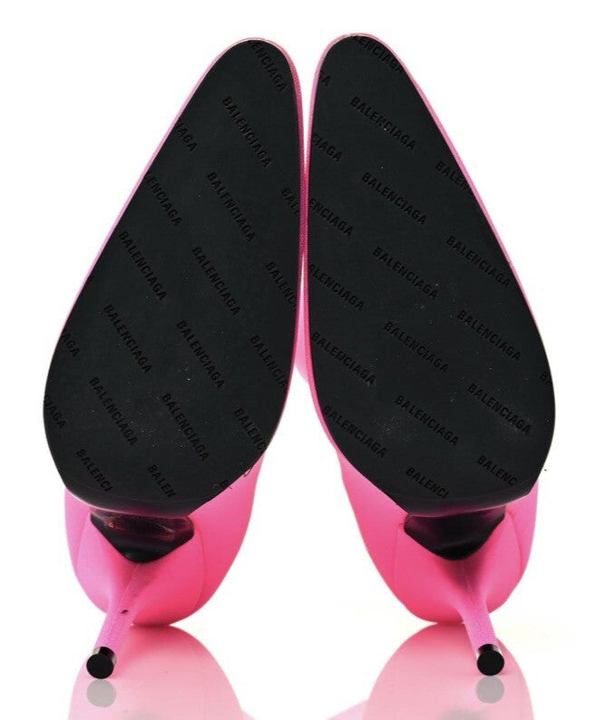 BALENCIAGA PINK KNIFE SOCK BOOTS SZ 5.5 35.5