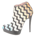 $950 MISSONI PLATFORM ANKLE BOOTS SZ 6.5 36.5