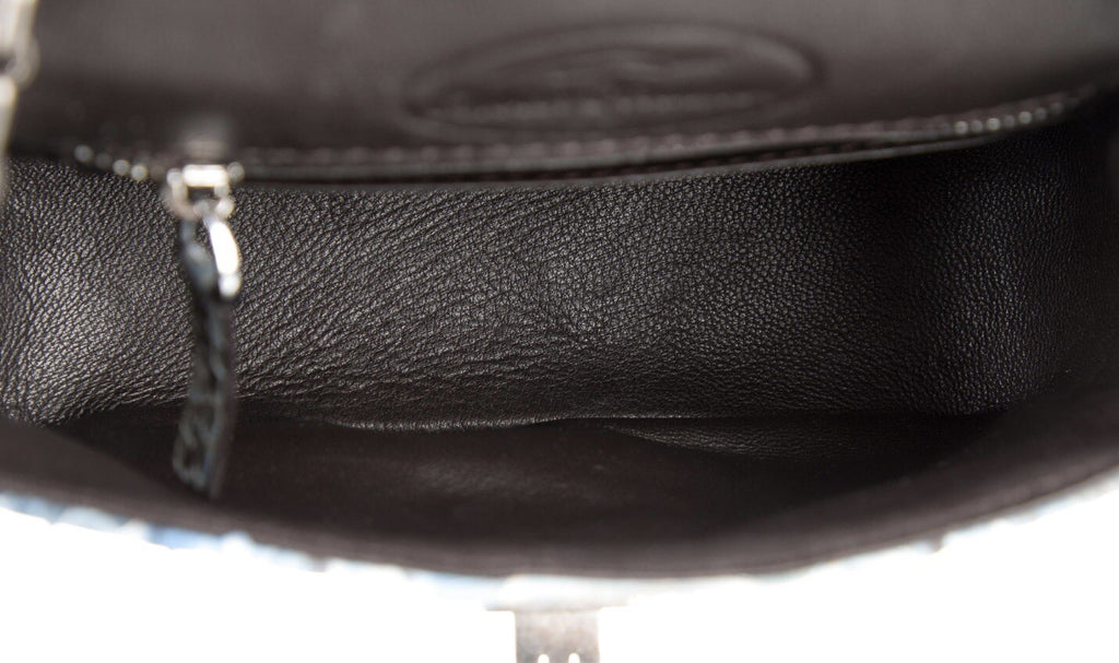 EILEEN KRAMER PYTHON SNAKESKIN CROSSBODY BAG