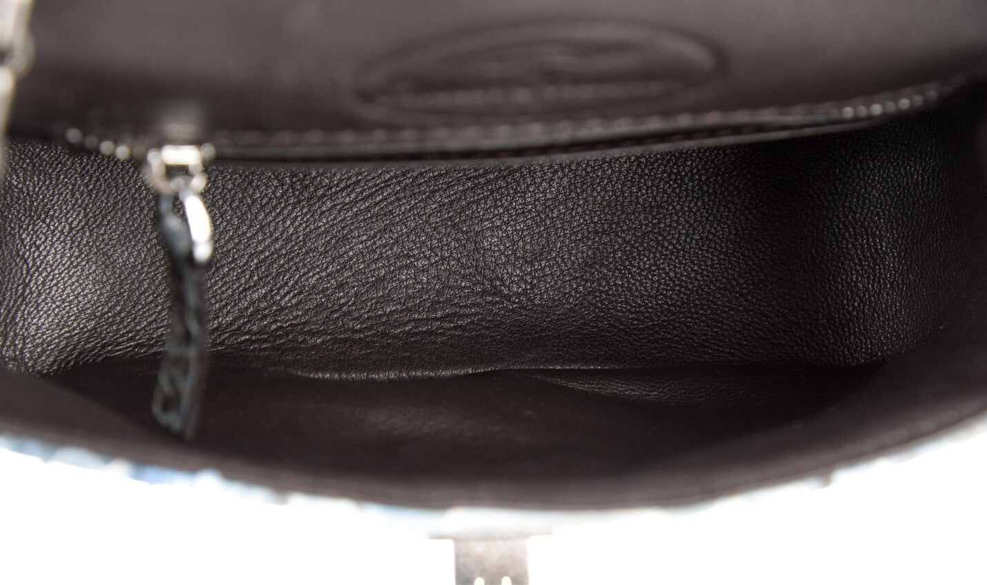 EILEEN KRAMER PYTHON SNAKESKIN CROSSBODY BAG