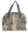$3950 NEW JIMMY CHOO PYTHON SNAKESKIN SHOULDER BAG