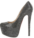 $6395 CHRISTIAN LOUBOUTIN SWAROVSKI CRYSTAL DAFFODILE PLATFORM HEELS SZ 6 36