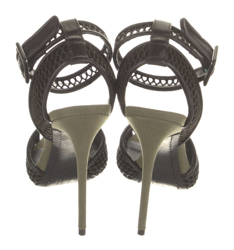 $995 GIUSEPPE ZANOTTI FISHNET SANDALS SZ 6 36