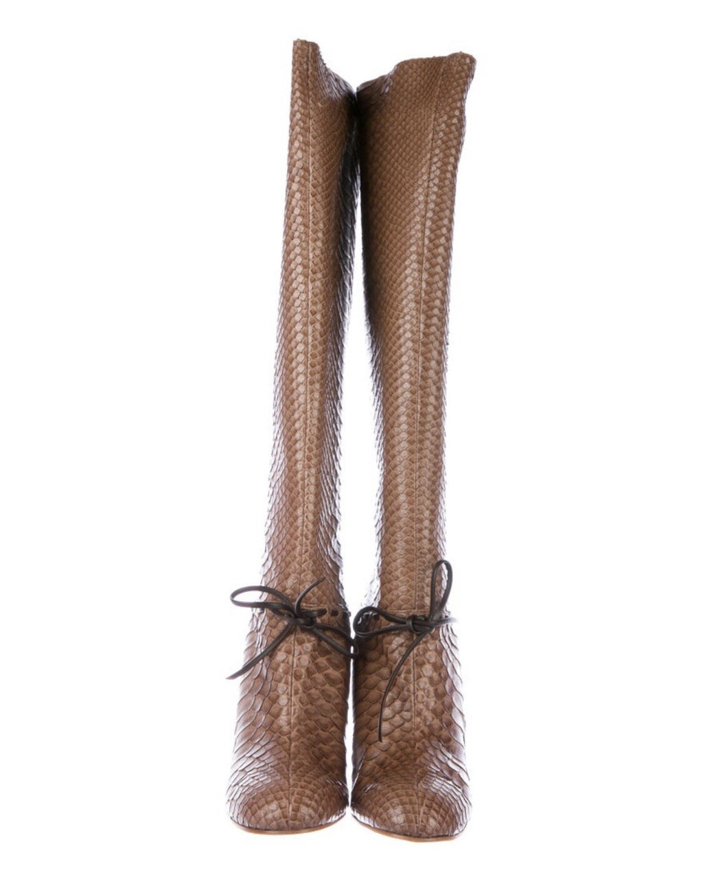 $2720 NIB CHLOE PYTHON SNAKESKIN ANNIVERSARY EDITION KNEE HIGH BOOTS 6 36