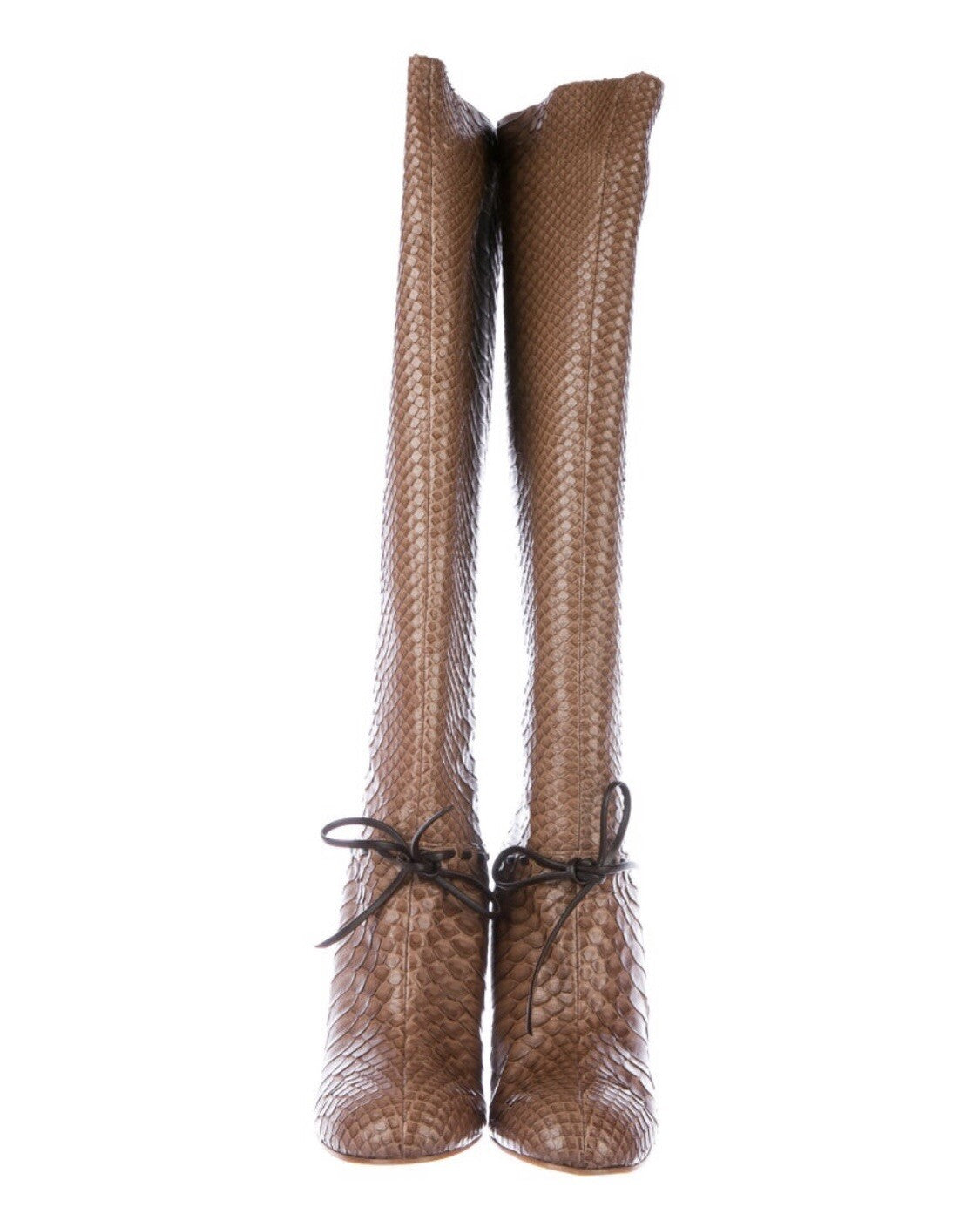 $2720 NIB CHLOE PYTHON SNAKESKIN ANNIVERSARY EDITION KNEE HIGH BOOTS 6 36